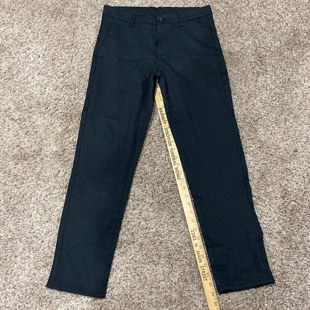 Plaid & Plain Men’s Stretch Slim Fit Dress Pants Size 29 x 30